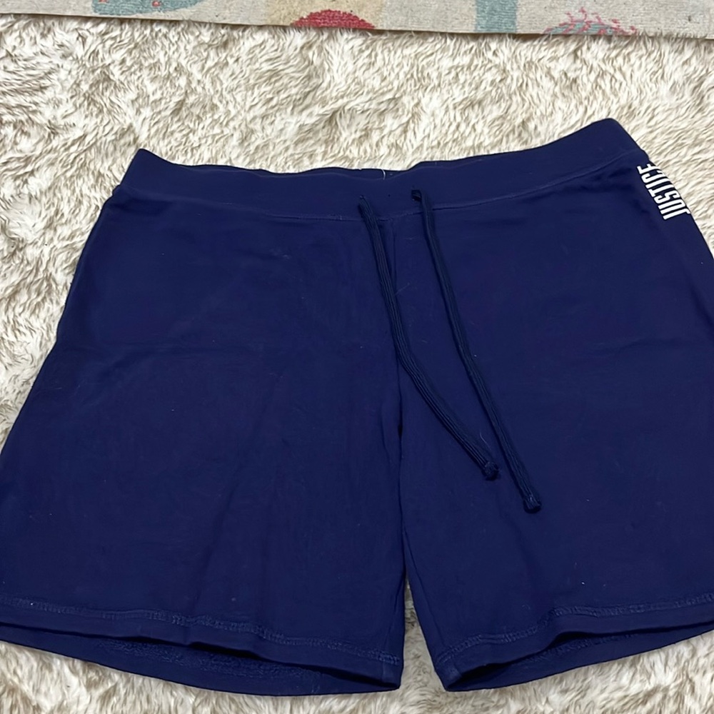 Justice girls 14/16 plus blue shorts
